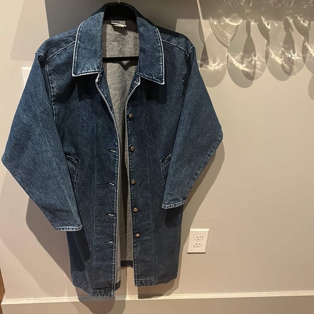 90’s Jean Trench Coat